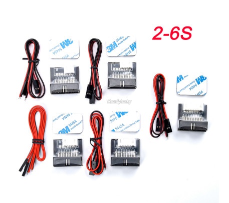 2-6S Parallel Charging Board - 8-Port Multi-Output (XT60 & Balance Plug)