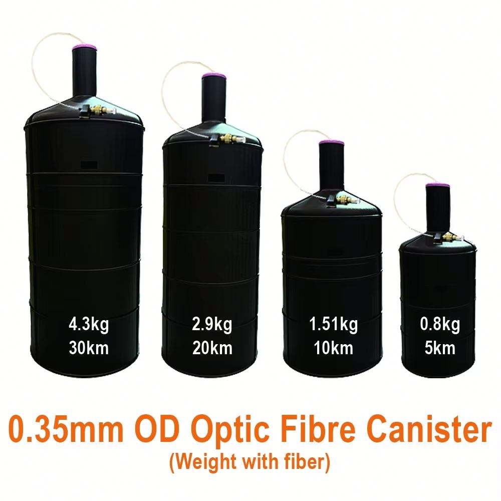 FPV Optical Fiber Communication Equipment Optic Fiber Drone Ultra-long Distance 2km/3km/5km/10/15/20km/30km FPV Fiber thumbnail