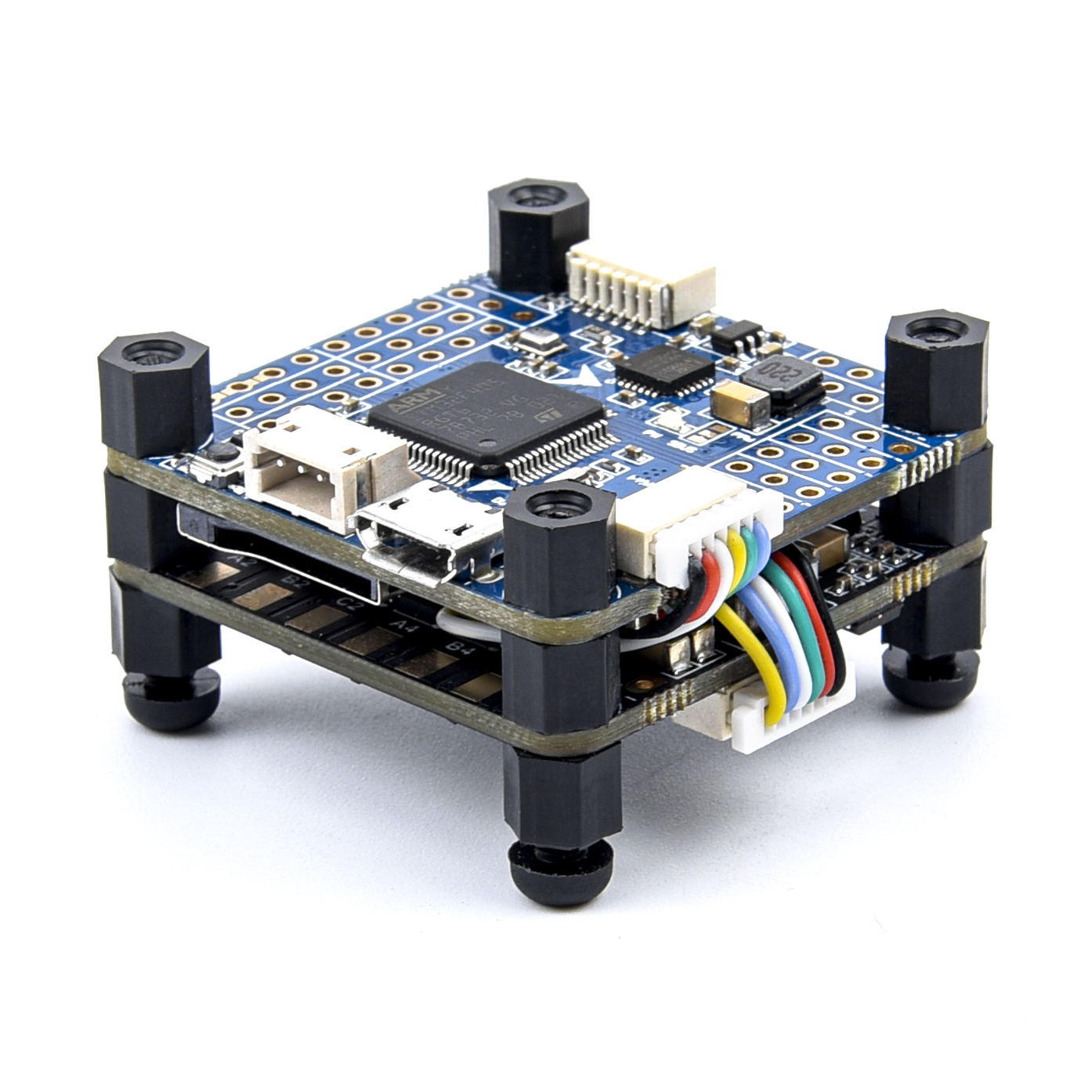 F4 V3S PLUS Betaflight Flight Controller & 4-in-1 ESC Stack for FPV