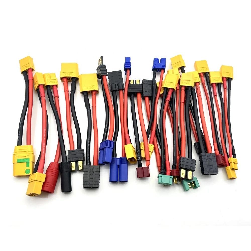Amass XT60 XT30 XT90 T-Plug Power Lead with 100mm 12AWG Wire thumbnail