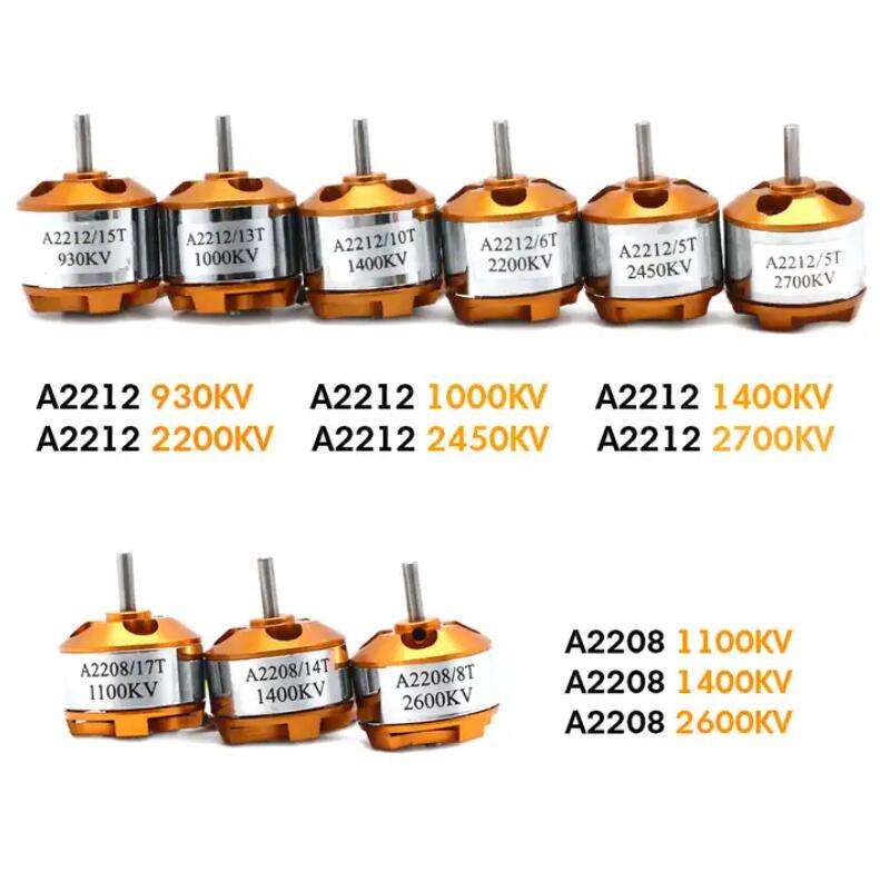 MECHFPV XXD A2212 Brushless Outrunner Motor for RC Airplane (1000KV/1400KV/2200KV)