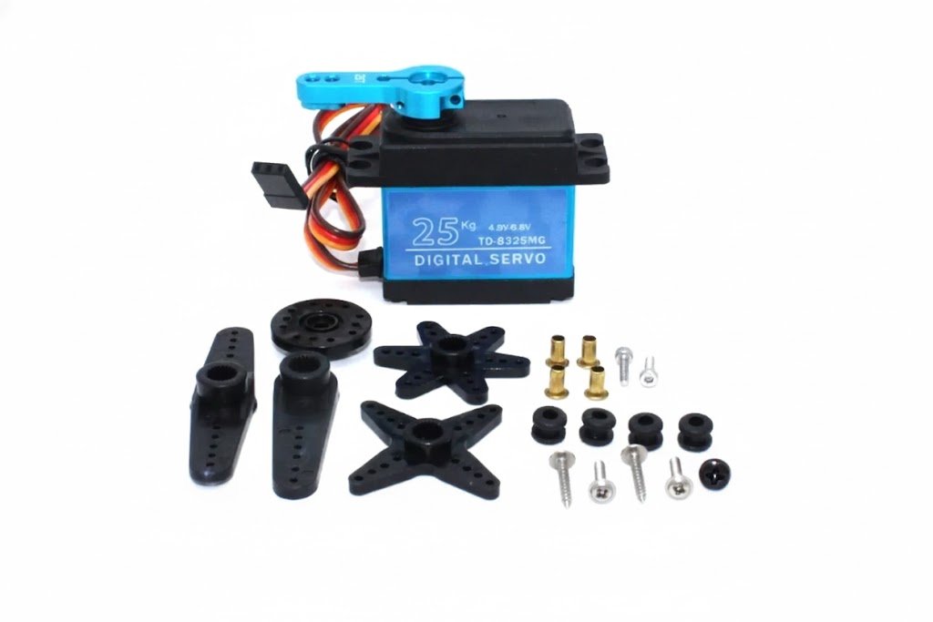 MECHFPV 25KG Metal Gear Digital Steering Servo High Torque for RC Car / Crawler / Robot thumbnail