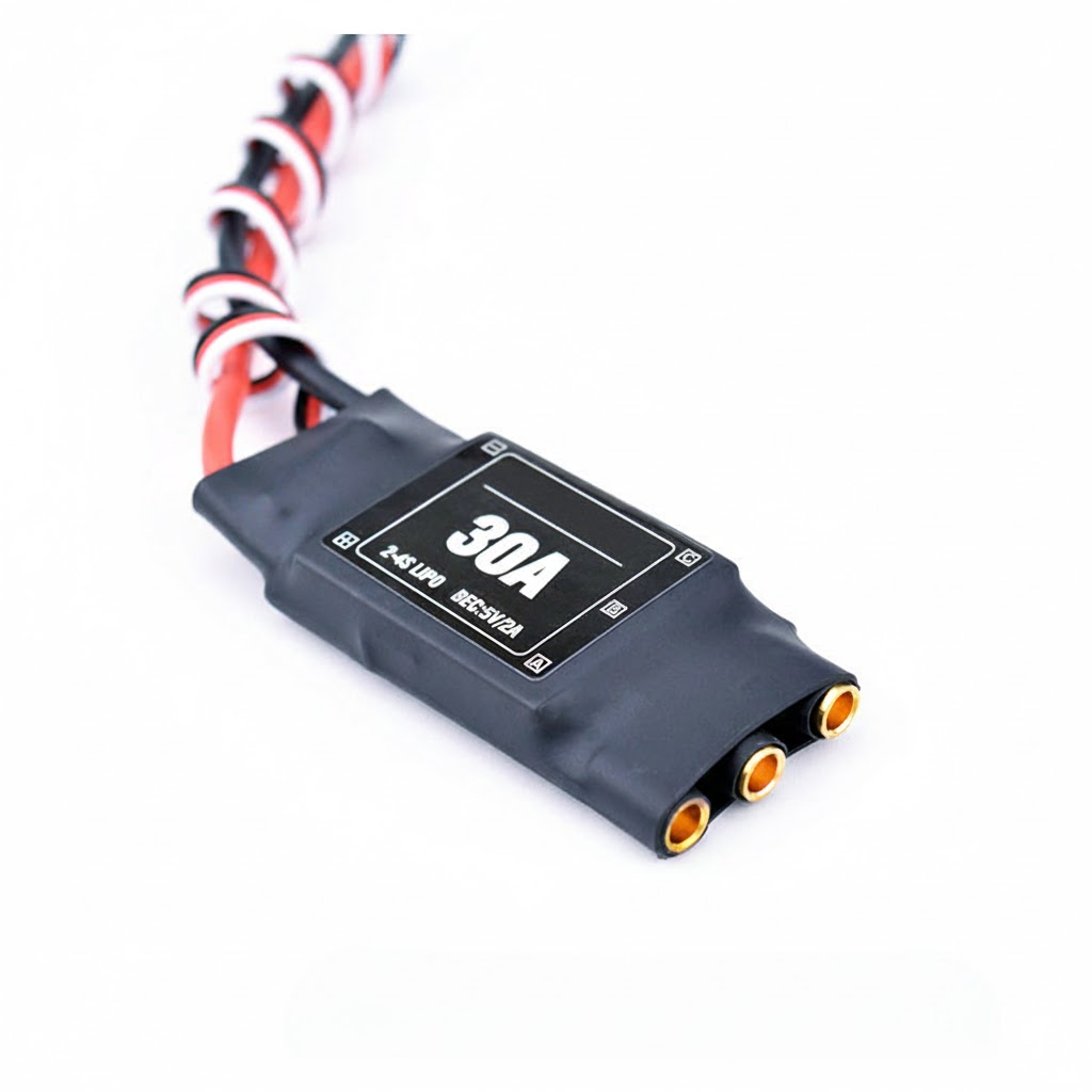 30A 2-4S ESC with 3.5mm Banana Connector