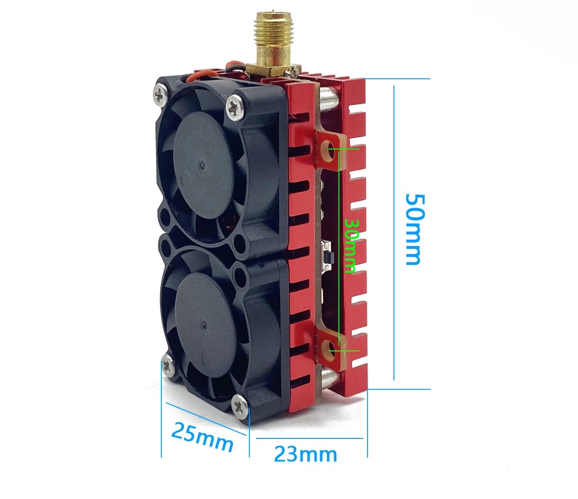 mechfpv 5W High Power 5.8G FPV Video Transmitter with Dual Fans for Long Range / Industrial thumbnail