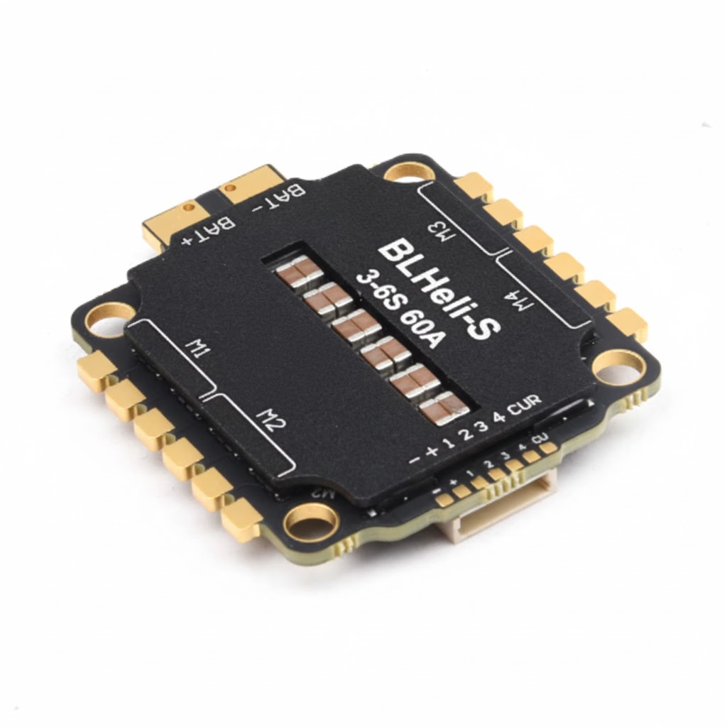 mechfpv 60A BLHeli_S 4-in-1 Brushless ESC 3-6S (30.5x30.5mm Mounting) thumbnail