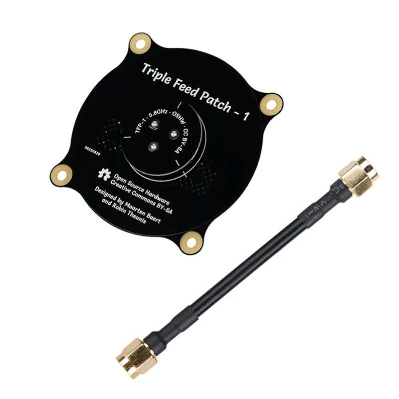 mechfpv Triple Feed Patch Antenna 5.8GHz Directional (High Gain) for FPV Goggles thumbnail