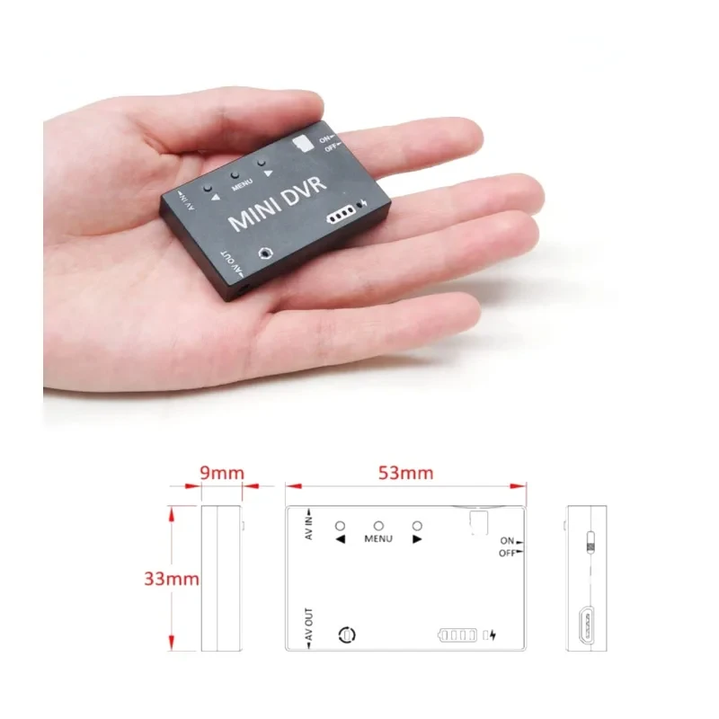 mechfpv Mini FPV DVR Video Recorder Module (NTSC/PAL) Built-in Battery thumbnail
