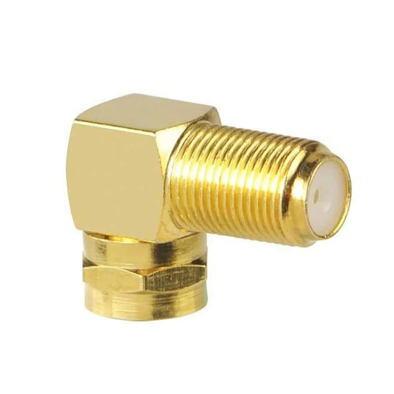 SMA Male to SMA Female 90° Adapter (Right Angle, Gold Plated) thumbnail