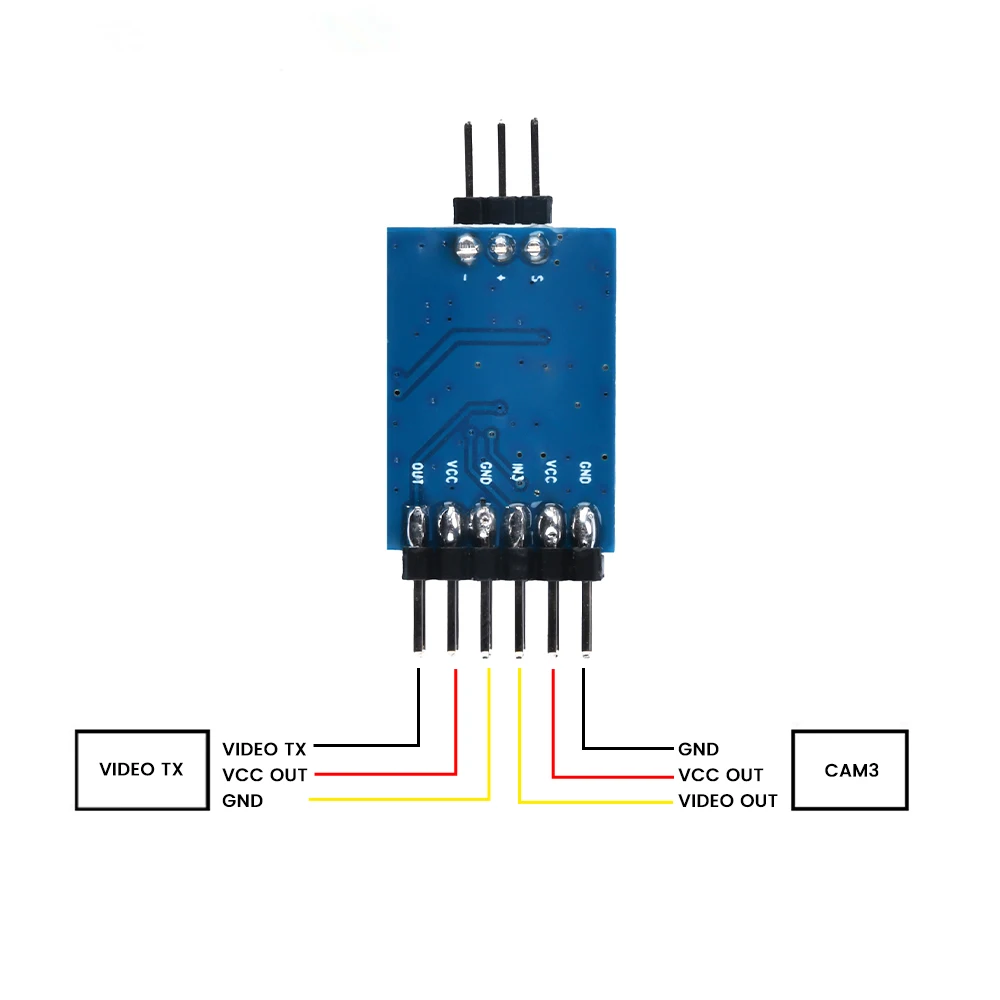mechfpv 3-Channel FPV Video Switcher Module (PWM Control) for Multi-Camera thumbnail