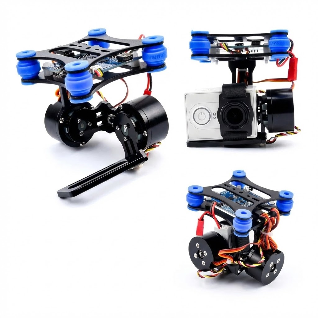 mechfpv 2-Axis Brushless Camera Gimbal (SimpleBGC) for GoPro / SJ4000 / DIY Drone thumbnail