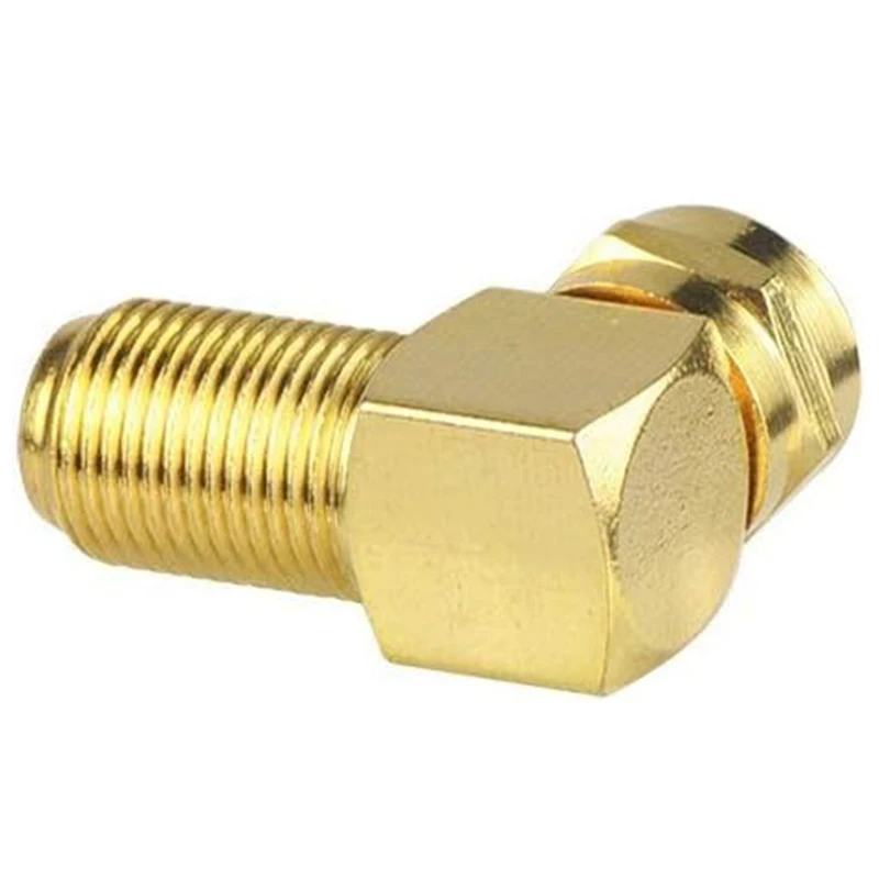 SMA Male to SMA Female 90° Adapter (Right Angle, Gold Plated) thumbnail
