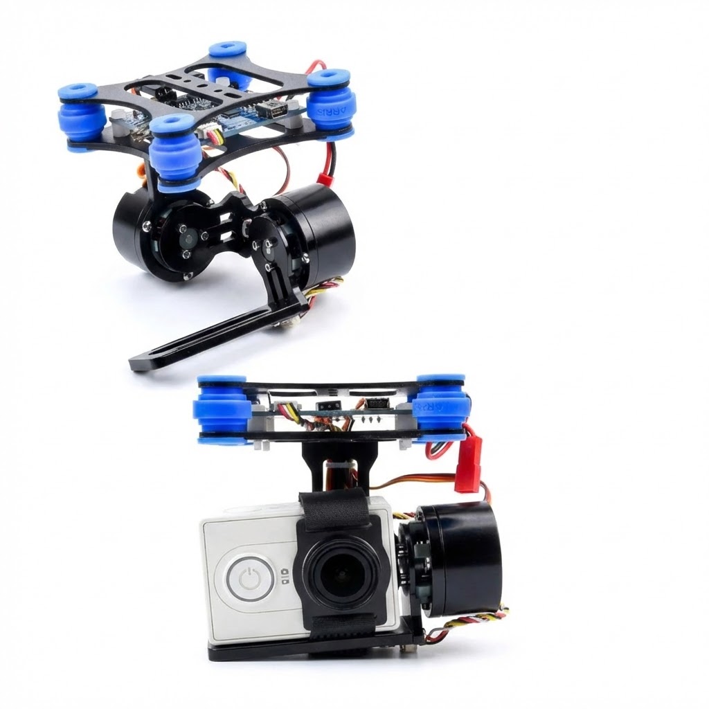 mechfpv 2-Axis Brushless Camera Gimbal (SimpleBGC) for GoPro / SJ4000 / DIY Drone thumbnail