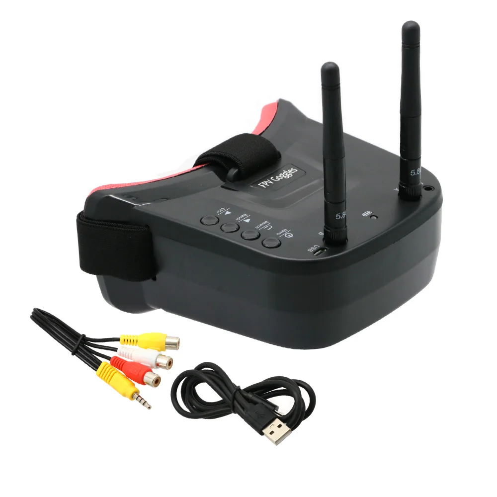mechfpv 5.8G FPV Goggles & Camera Complete Kit (Dual Antenna, 40CH) thumbnail