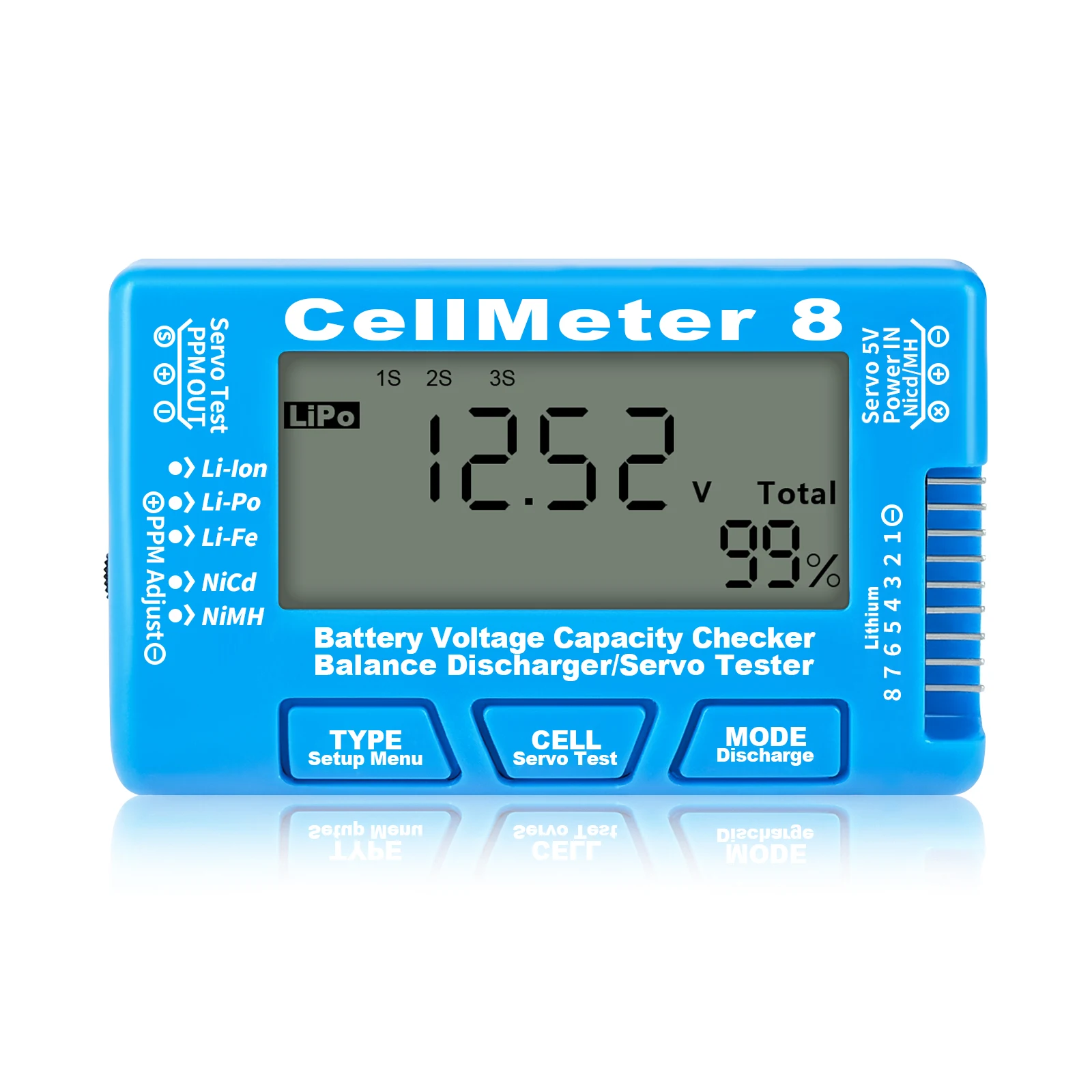 mechfpv High Precision Digital Battery Capacity Checker & Voltage Tester