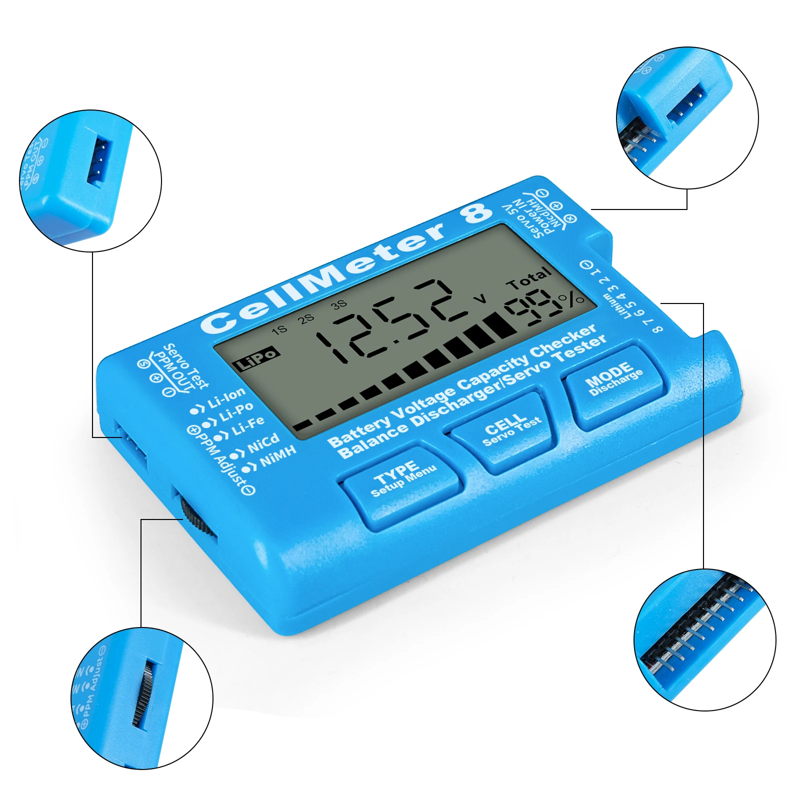 mechfpv High Precision Digital Battery Capacity Checker & Voltage Tester thumbnail
