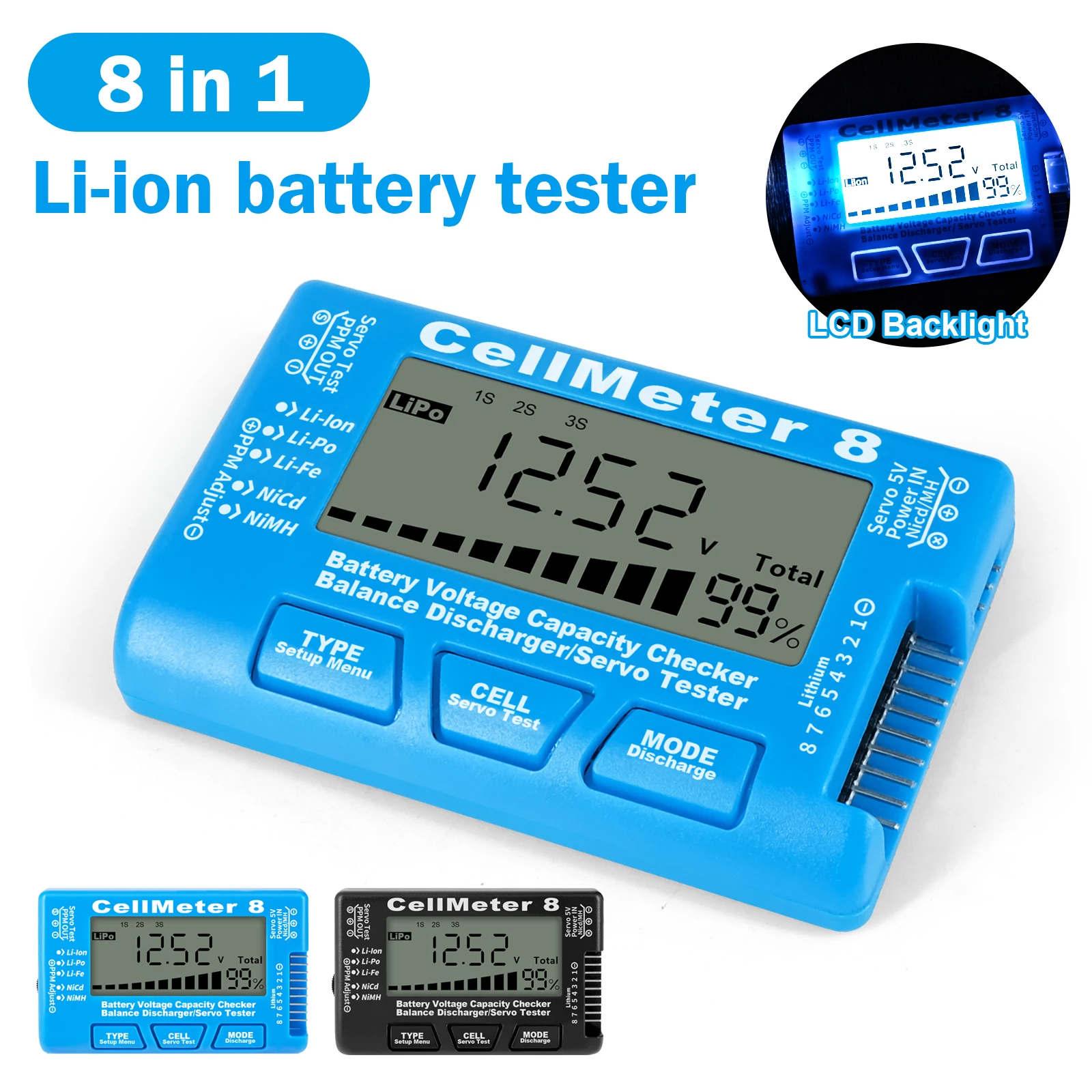 mechfpv High Precision Digital Battery Capacity Checker & Voltage Tester thumbnail