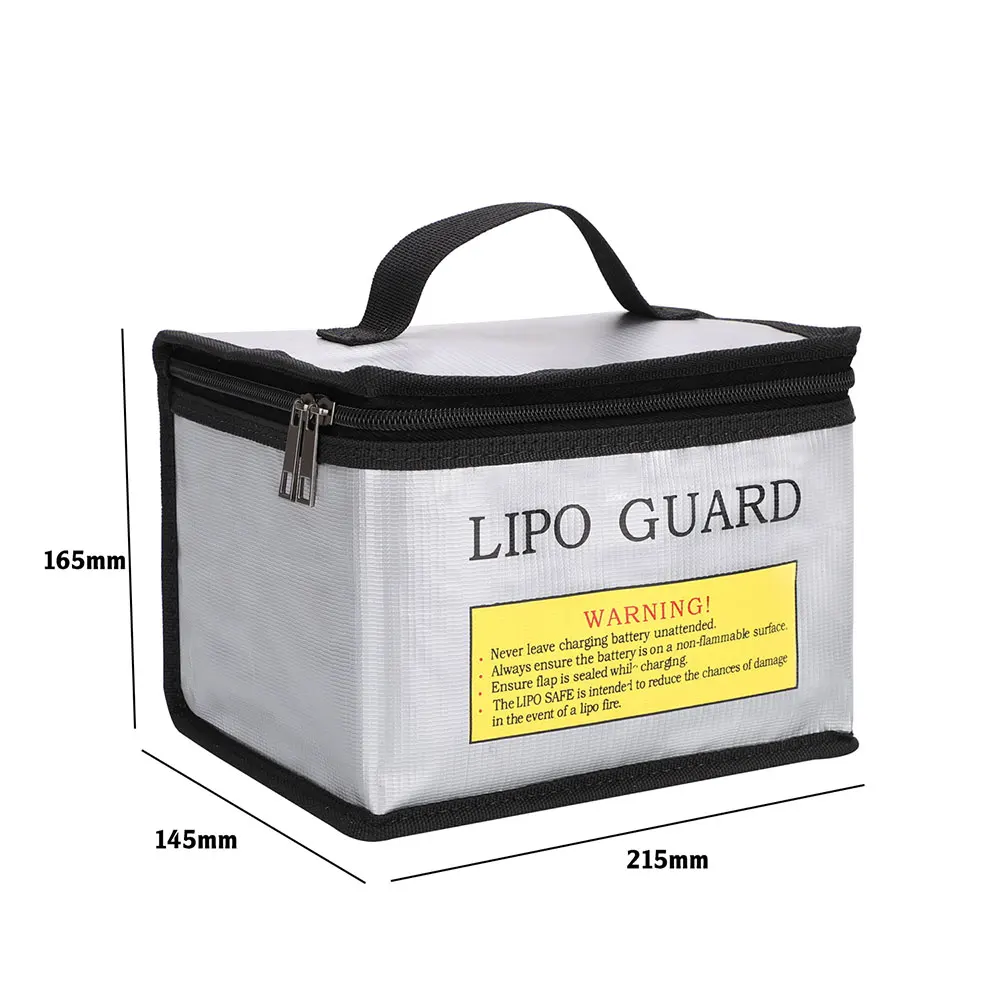 mechfpv Large LiPo Safe Bag Handbag 215x145x165mm (Explosion-Proof) thumbnail
