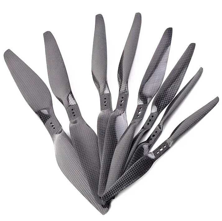2 Pairs Carbon Fiber Propeller Blade 1255 3K For Quadcopter RC Parts