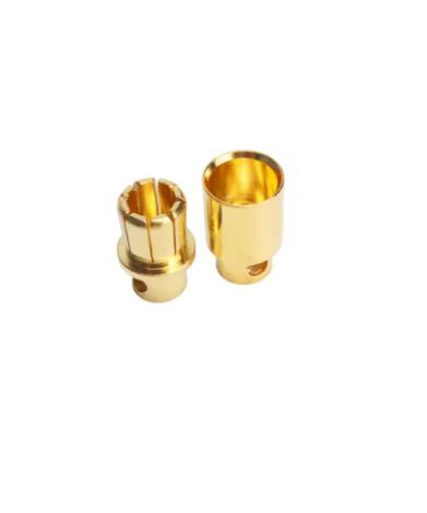 mechfpv Gold-Plated RC Banana Bullet Plugs (2mm to 8mm Range)