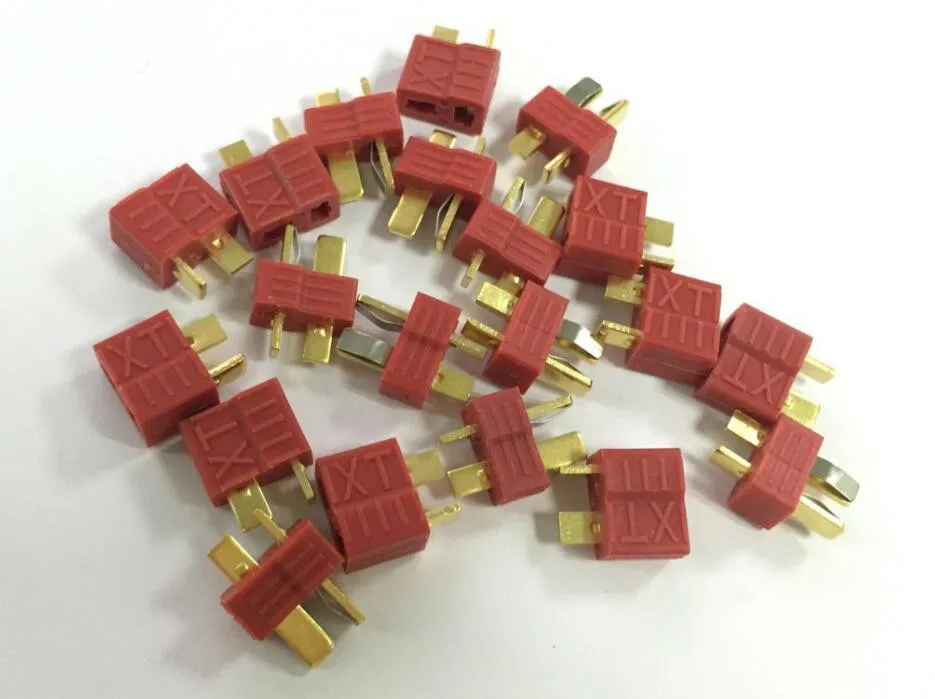 mechfpv Non-Slip T-Plug (Deans Style) Connectors (Male + Female) thumbnail