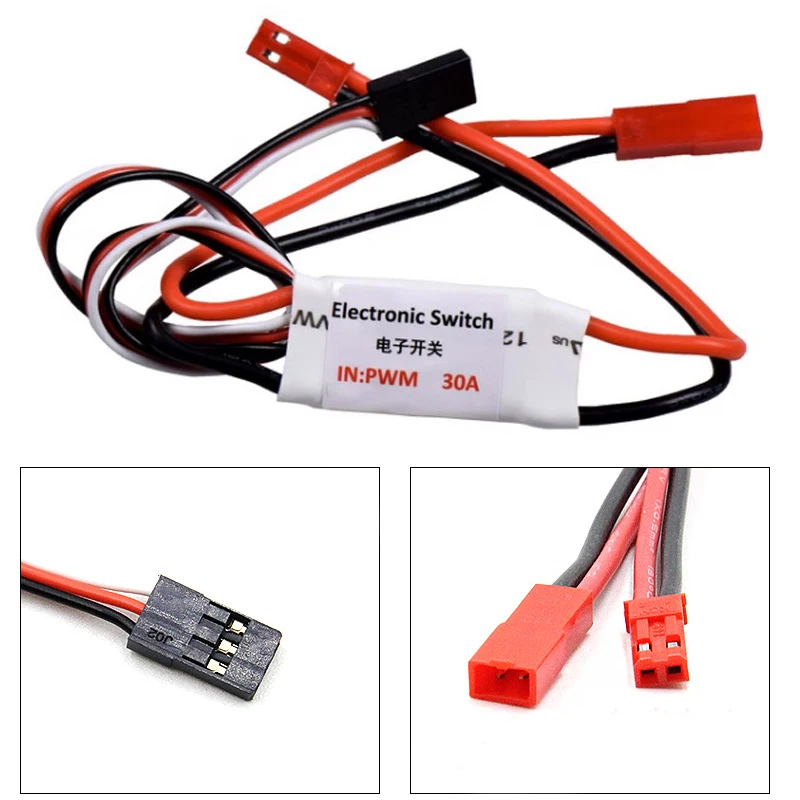 30A RC PWM Switch for Lights/Pumps (1-6S) thumbnail