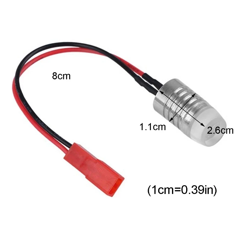 mechfpv 1.5W 12V RC LED Searchlight (JST Plug) thumbnail