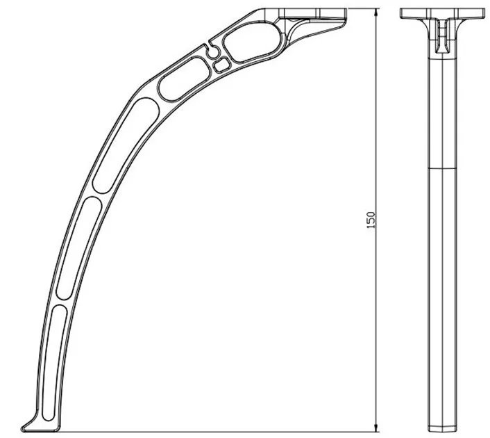 mechfpv F450/F550 High Profile Landing Gear (Extended Legs) thumbnail