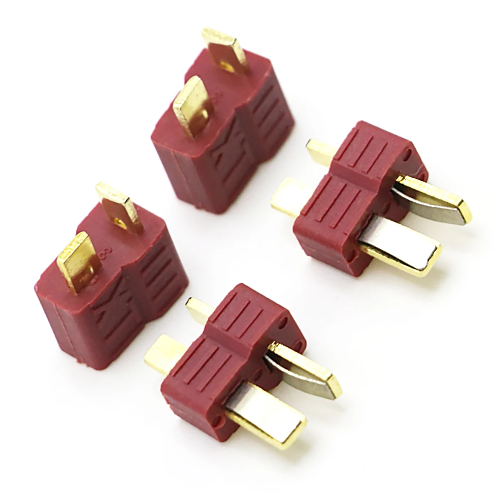 mechfpv Non-Slip T-Plug (Deans Style) Connectors (Male + Female) thumbnail