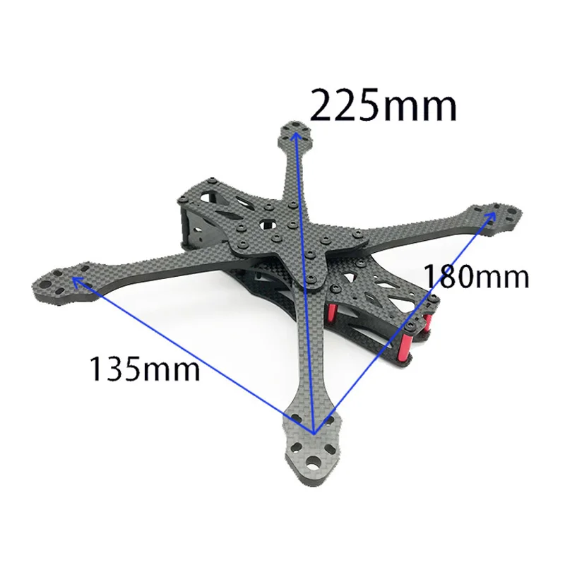 mechfpv Apex 5" Carbon Fiber FPV Frame (5.5mm Arms) thumbnail