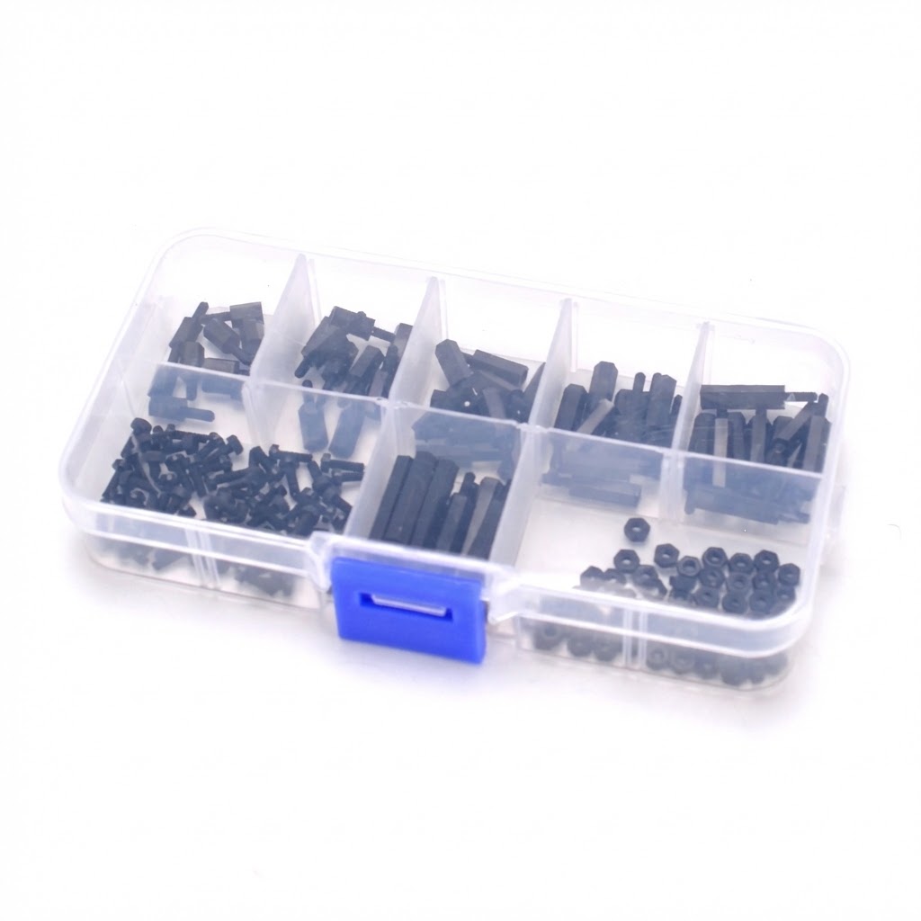 180-Piece M2 Nylon Standoff Kit for Flight Controller thumbnail