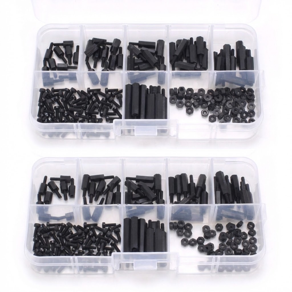 180-Piece M2 Nylon Standoff Kit for Flight Controller
