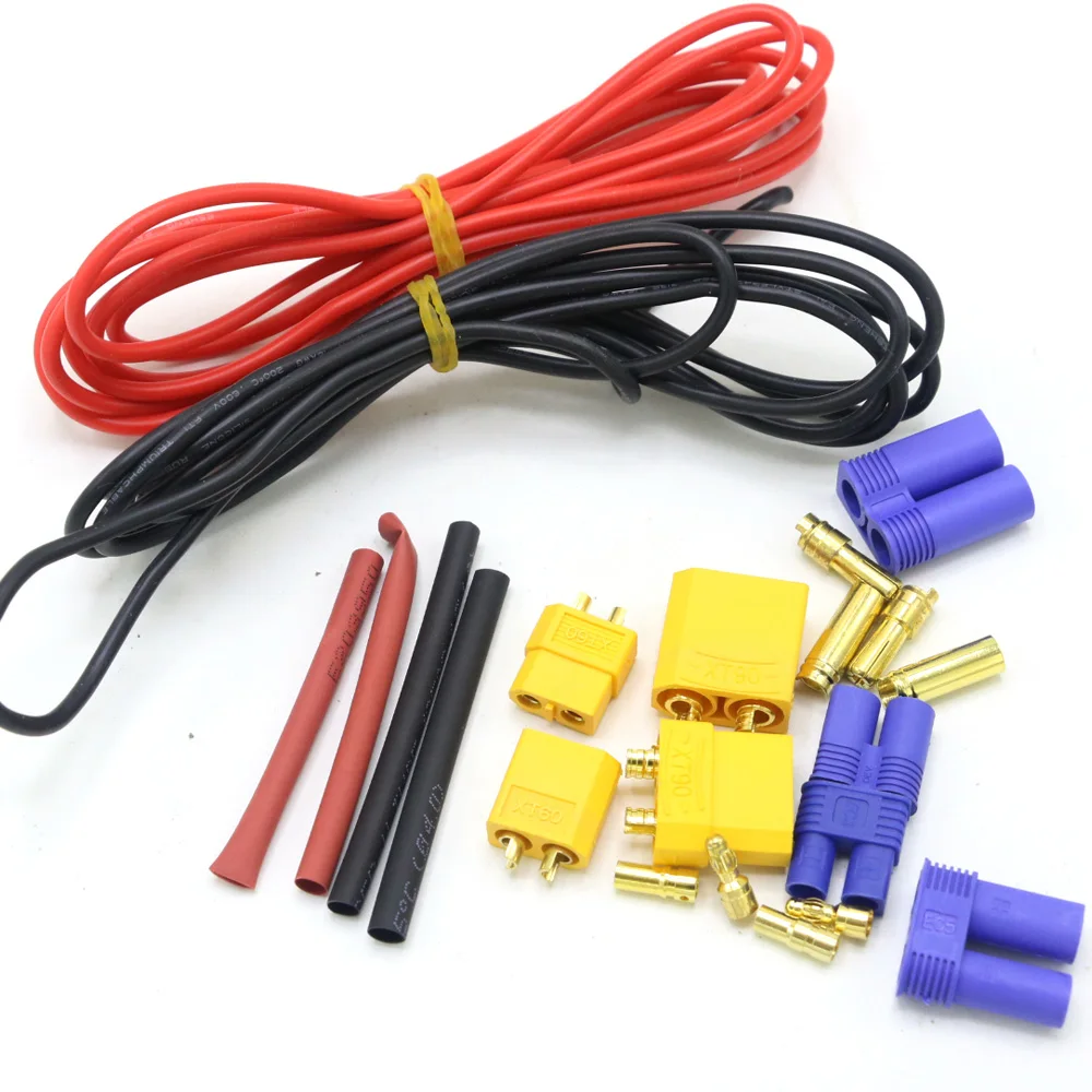 mechfpv RC Power Connector Pigtails (16AWG, Male/Female) thumbnail