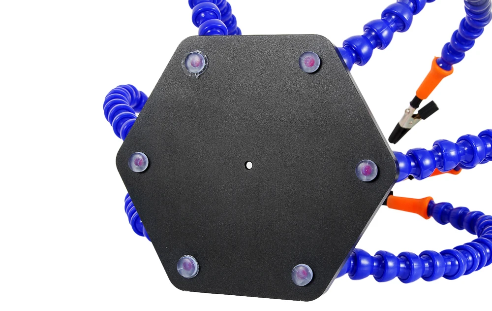 6-Arm Soldering Third Hand Tool (Magnifier + Light) thumbnail