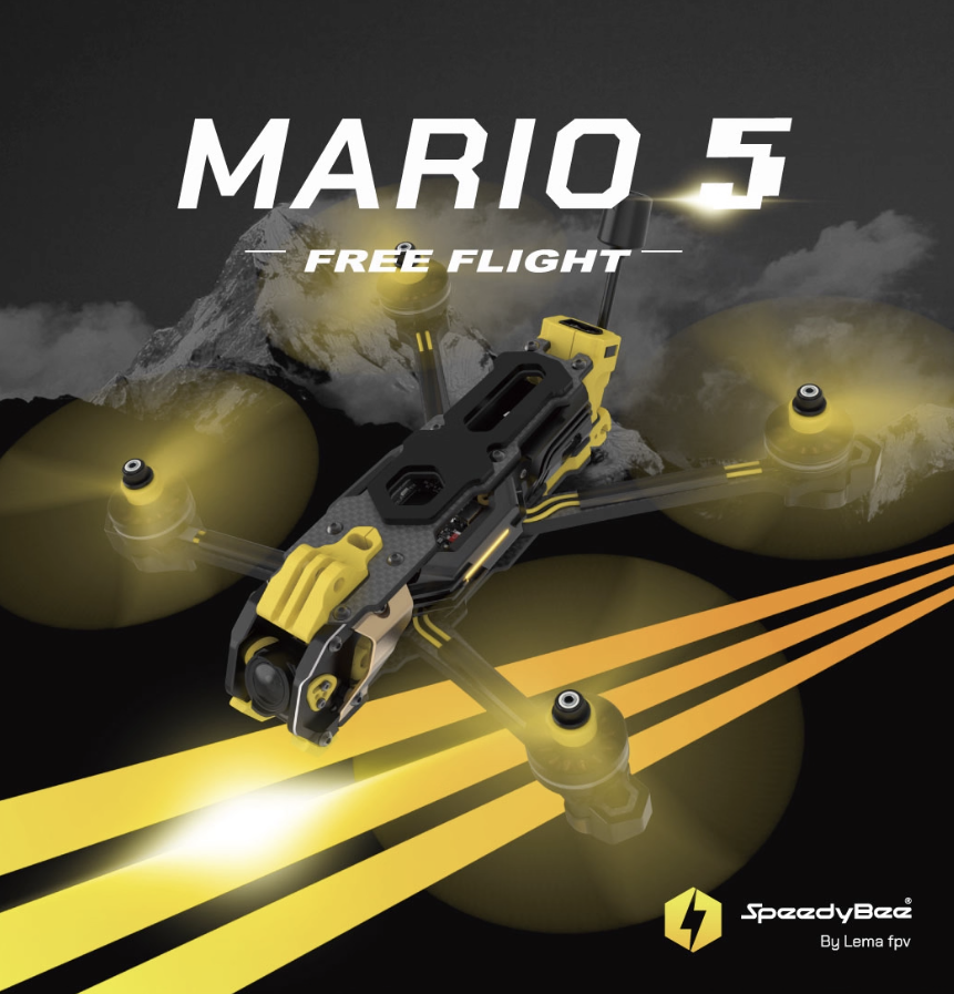 SpeedyBee Mario 5 5-Inch FPV Frame thumbnail