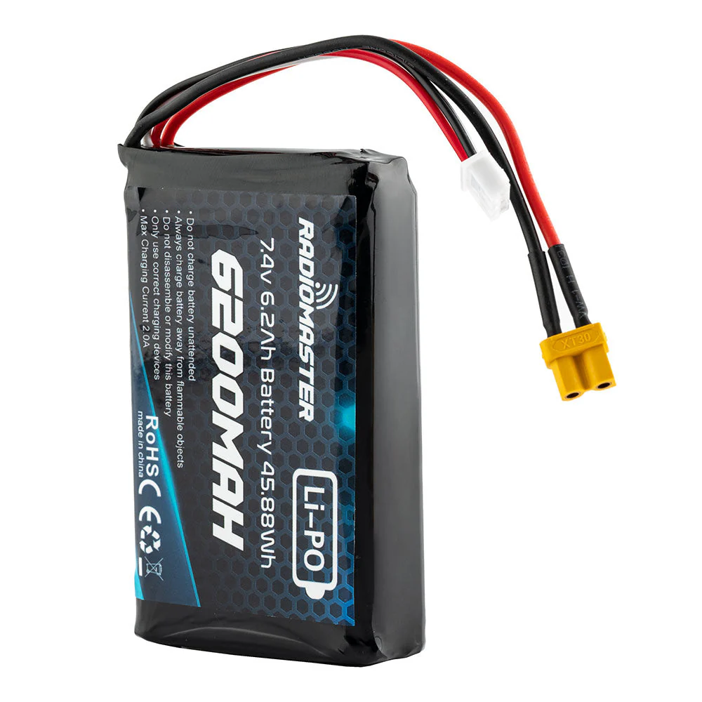 RadioMaster 2S 7.4V 6200mAh LiPo Battery thumbnail