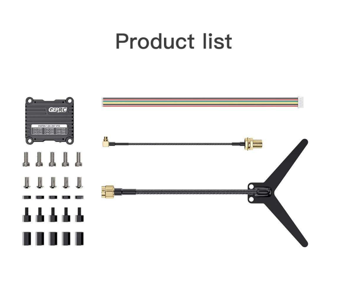 GEPRC MATEN 1.2G 2W VTX High Power FPV Video Transmitter  thumbnail