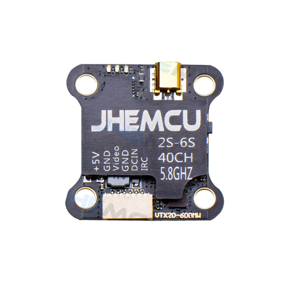 JHEMCU VTX20-600 5.8G 40CH PitMode  7-26V Adjustable VTX for RC Racing Drone