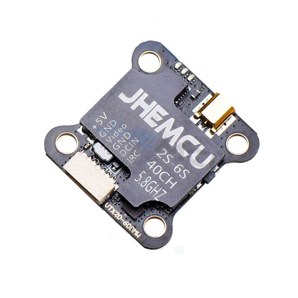 JHEMCU VTX20-600 5.8G 40CH PitMode  7-26V Adjustable VTX for RC Racing Drone thumbnail