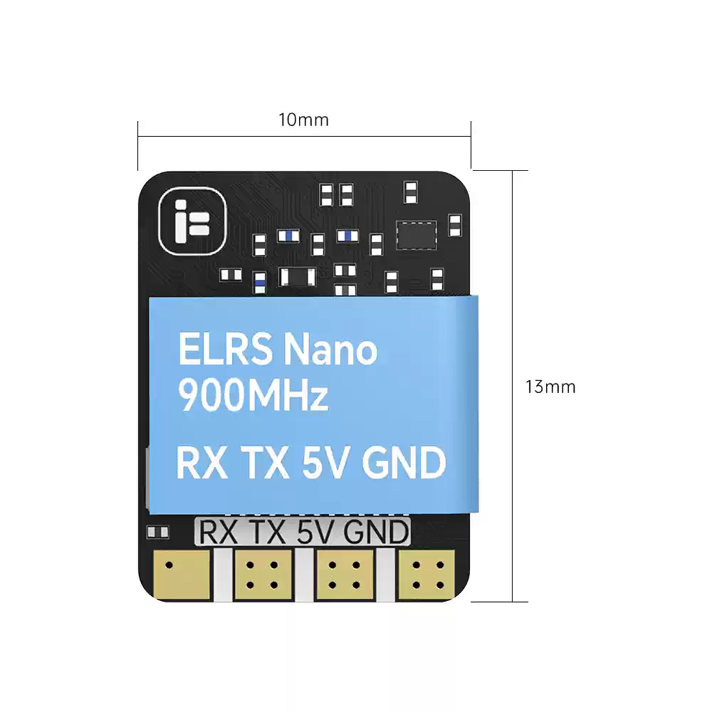 ExpressLRS ELRS Nano Mini Receiver, 2.4GHz / 900MHz RX for FPV Drone