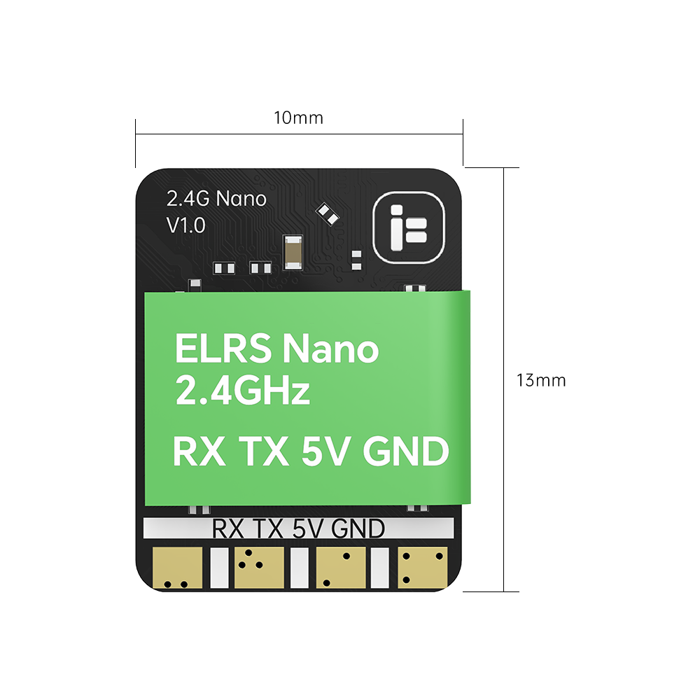 iFlight ELRS Nano 2.4GHz Receiver + 160mm Antenna thumbnail