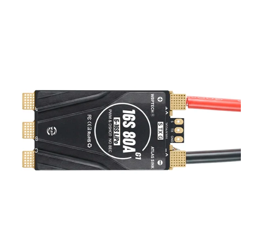 WBPTech Atlas Sink 16S80A G1 AM32 ESC 5-16S Lipo 80A Continuous 160A Peak thumbnail