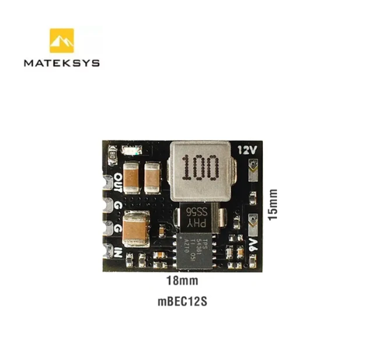 MATEK MICRO BEC 6-60V TO 5V/9V/12V-ADJ MBEC12S Step-Down Regulator Module thumbnail