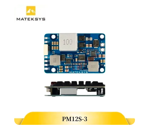 Matek PM12S-3 Power Module - 3-12S LiPo Input W/5V 9V Dual BEC & Heatsink |Mechfpv shenzhen