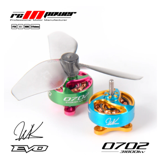 RCinPower Evo 0702 - 31800KV 1S FPV Micro Brushless Motor | Mechfpv of Shenzhen thumbnail