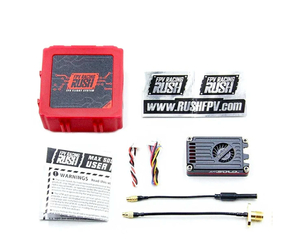 RUSHFPV RUSH MAX SOLO 5.8GHz 2.5W VTX 5.8G CNC Shell Built-In Cooling Fan | Mechfpv of Shenzhen thumbnail