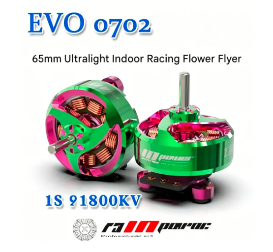 Rcinpower 2026 New Model Evo 0702 31800kv 1s Fpv Micro Brushless Motor | Mechfpv of Shenzhen thumbnail
