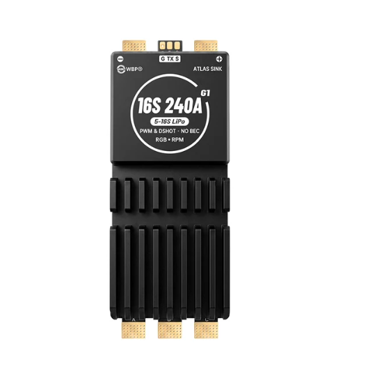 WBP Atlas Sink 16S240A G1 AM32 ESC 5-16S LiPo 240A Continuous 300A Peak
