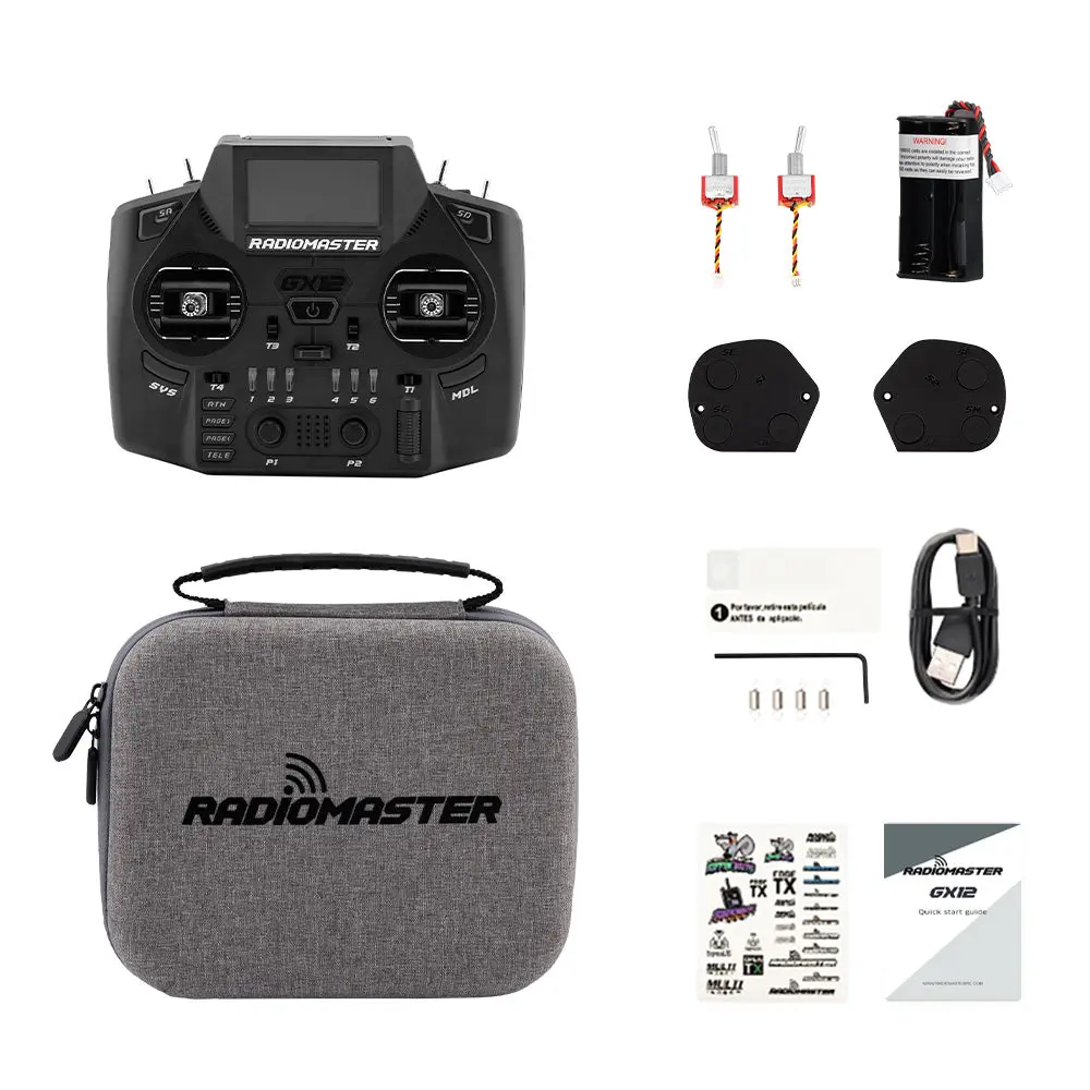 Radiomaster GX12 Dual-band Gemini Xrossband ELRS Remote |Mechfpv of Shenzhen Wholesale & OEM thumbnail
