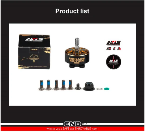 Axisflying BlackBird V4 2307 CO-brand Brushless Motor |Mechfpv of Shenzhen Wholesale & OEM thumbnail