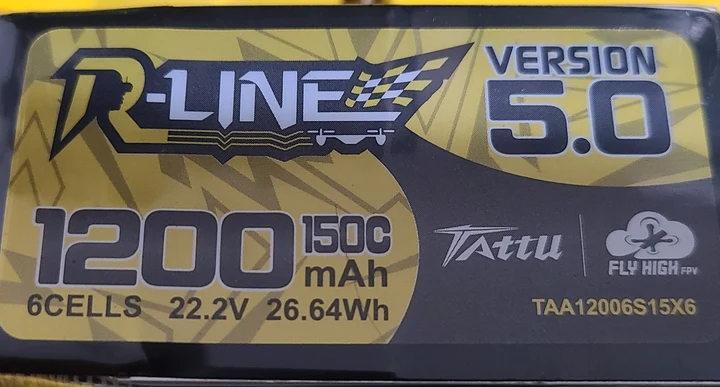 Tattu 6S 1200mAh R-Line 5 by FlyHighFPV |Mechfpv of Shenzhen Wholesale & OEM thumbnail